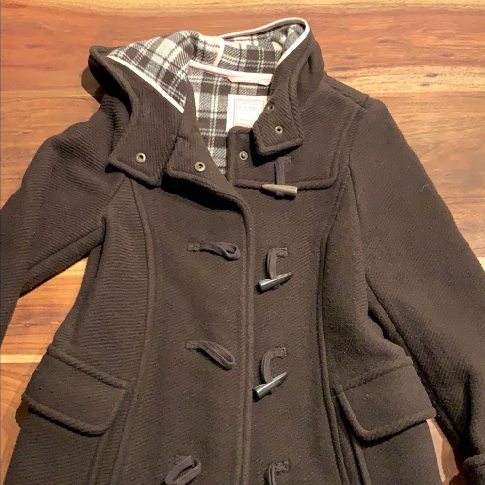Brown peacoat